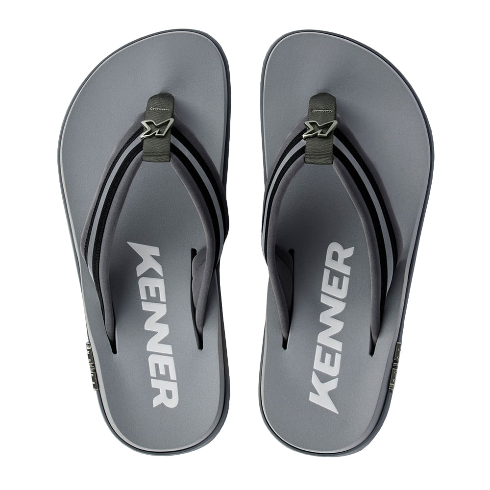 Sandália Kenner Kivah Reflex Cinza