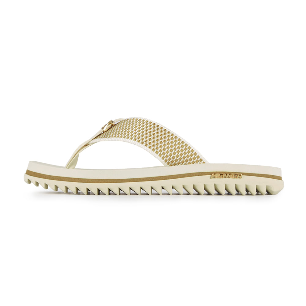 Sandália Kenner Kivah Dots L7 Off White