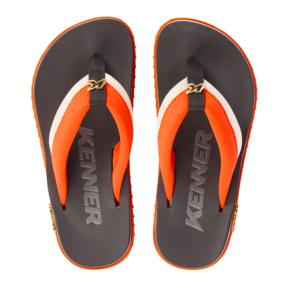 Sandália Kenner Kivah Colors Laranja