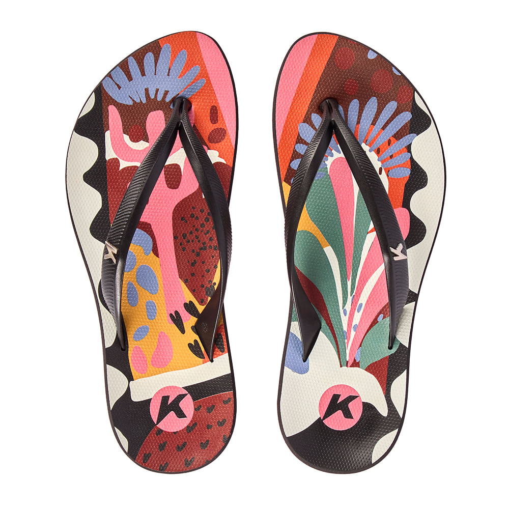 Sandália Kenner Ibiza Festa Preto