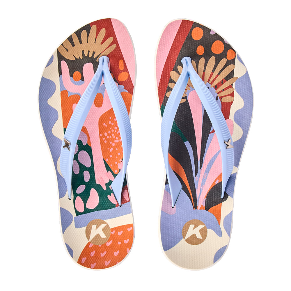 Sandália Kenner Ibiza Festa Azul