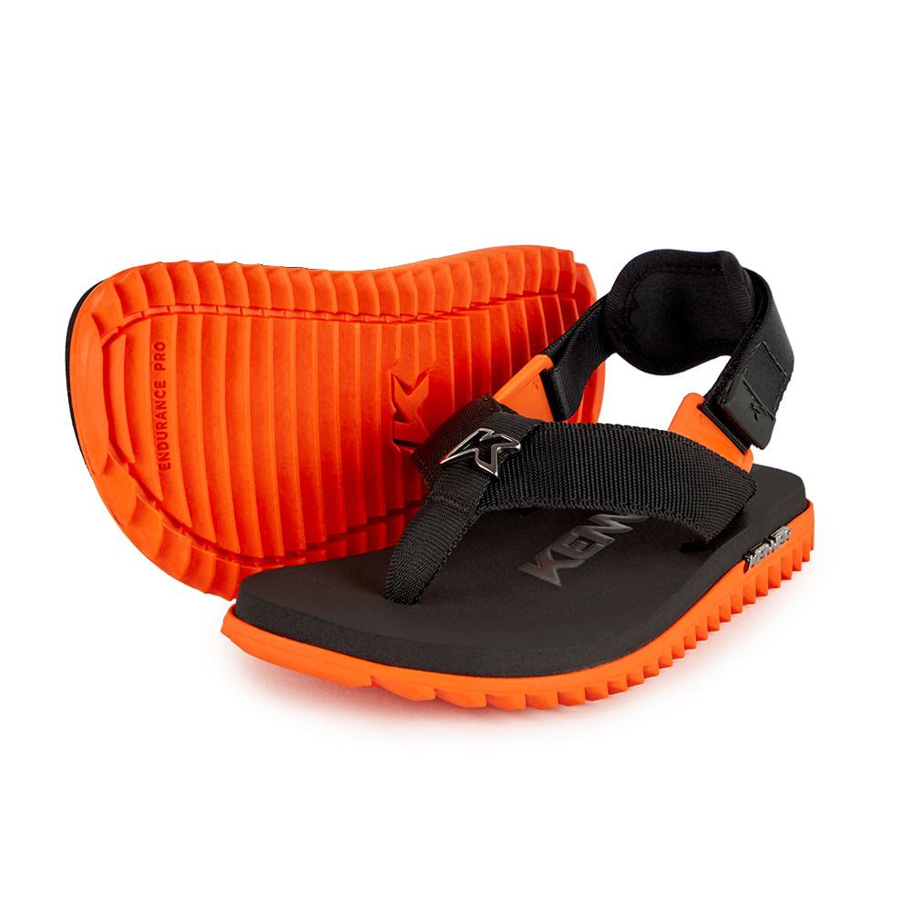 Sandália Kenner Kivah Kids Run Laranja