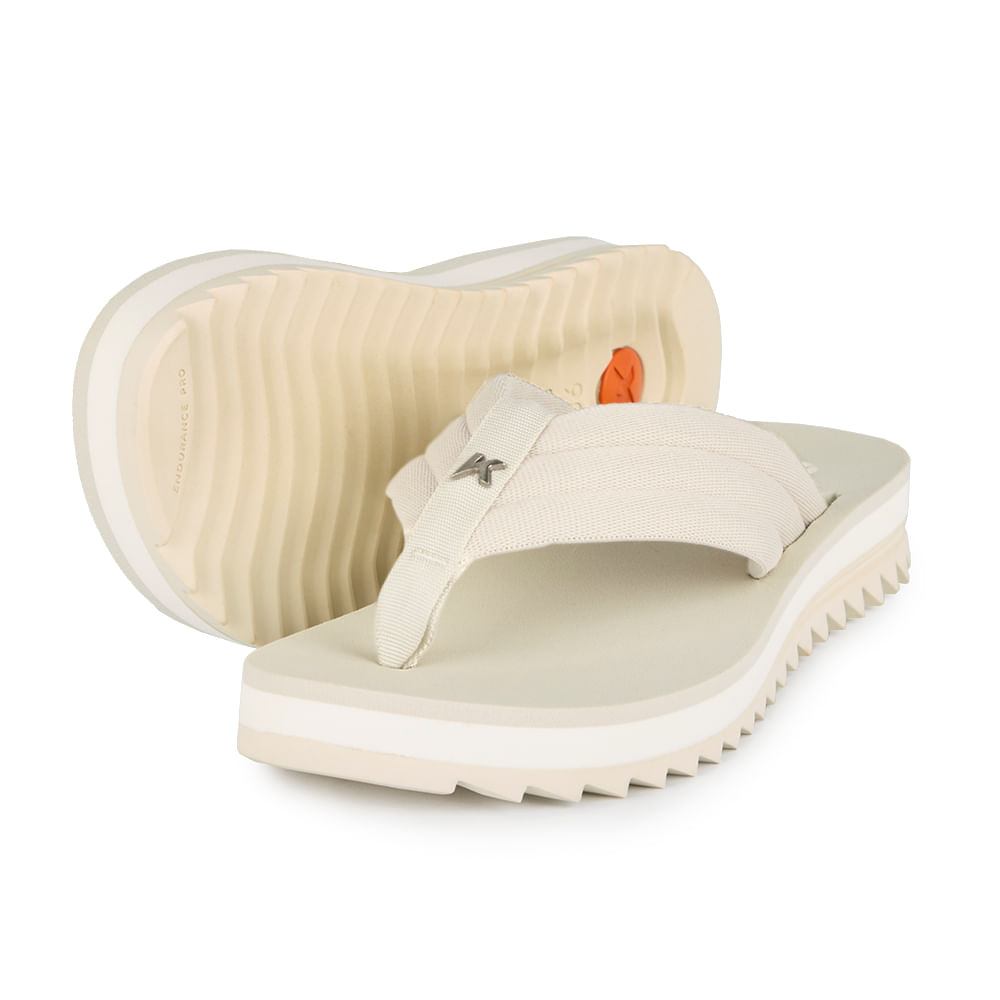 Sandália Kenner Kyra Comfy Baunilha