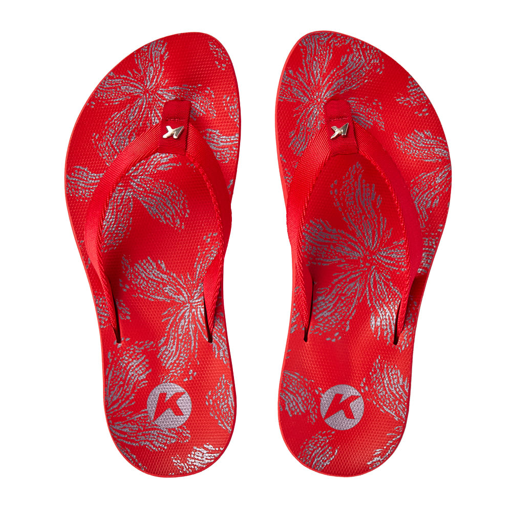 Sandália Kenner Kyra Slim Vermelho