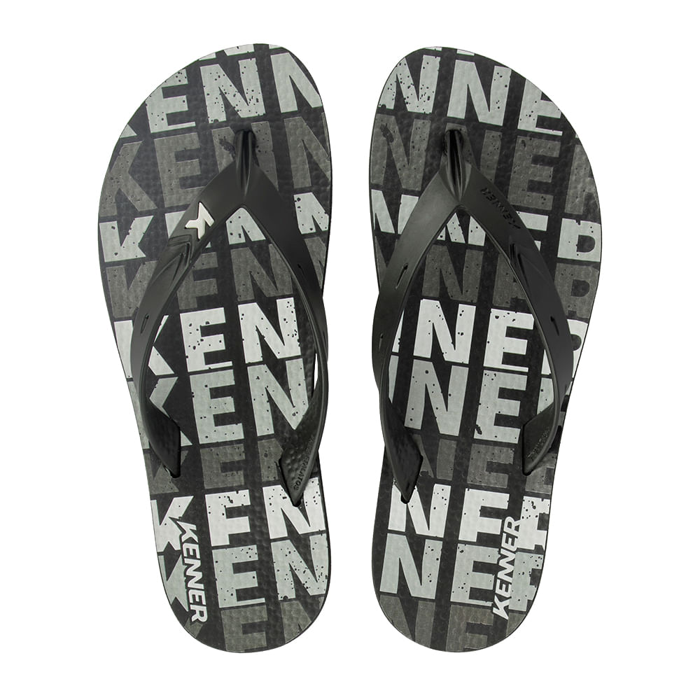Sandália Kenner Summer Typo Preto