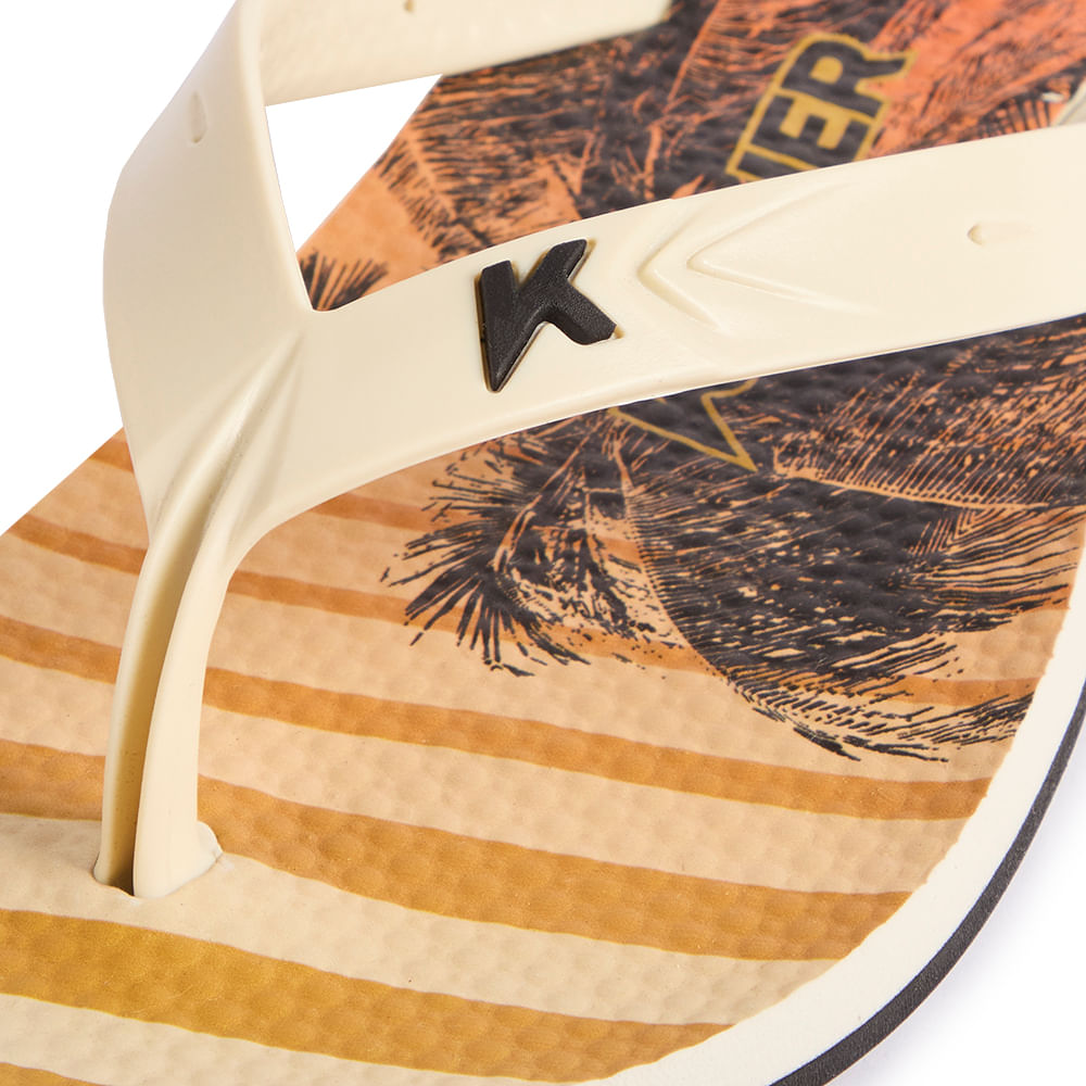 Sandália Kenner Summer Tropicalia Laranja