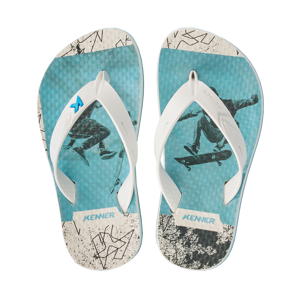 Sandália Kenner Summer Sk8 Kids Branco