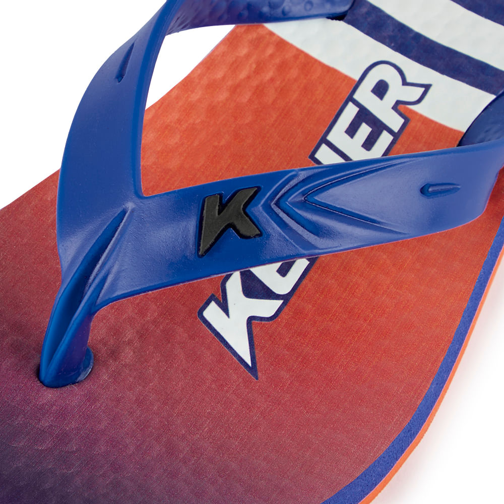 Sandália Kenner Summer Listras Kids Laranja