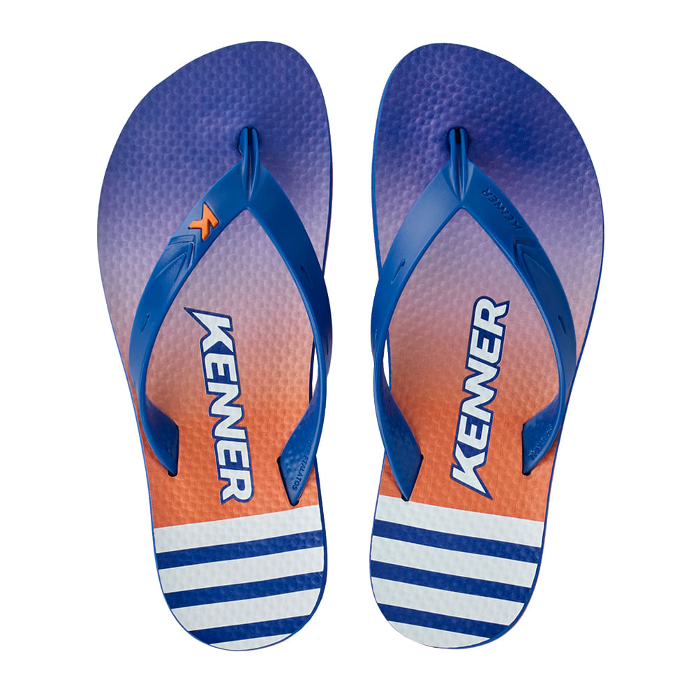 Sandália Kenner Summer Listras Azul